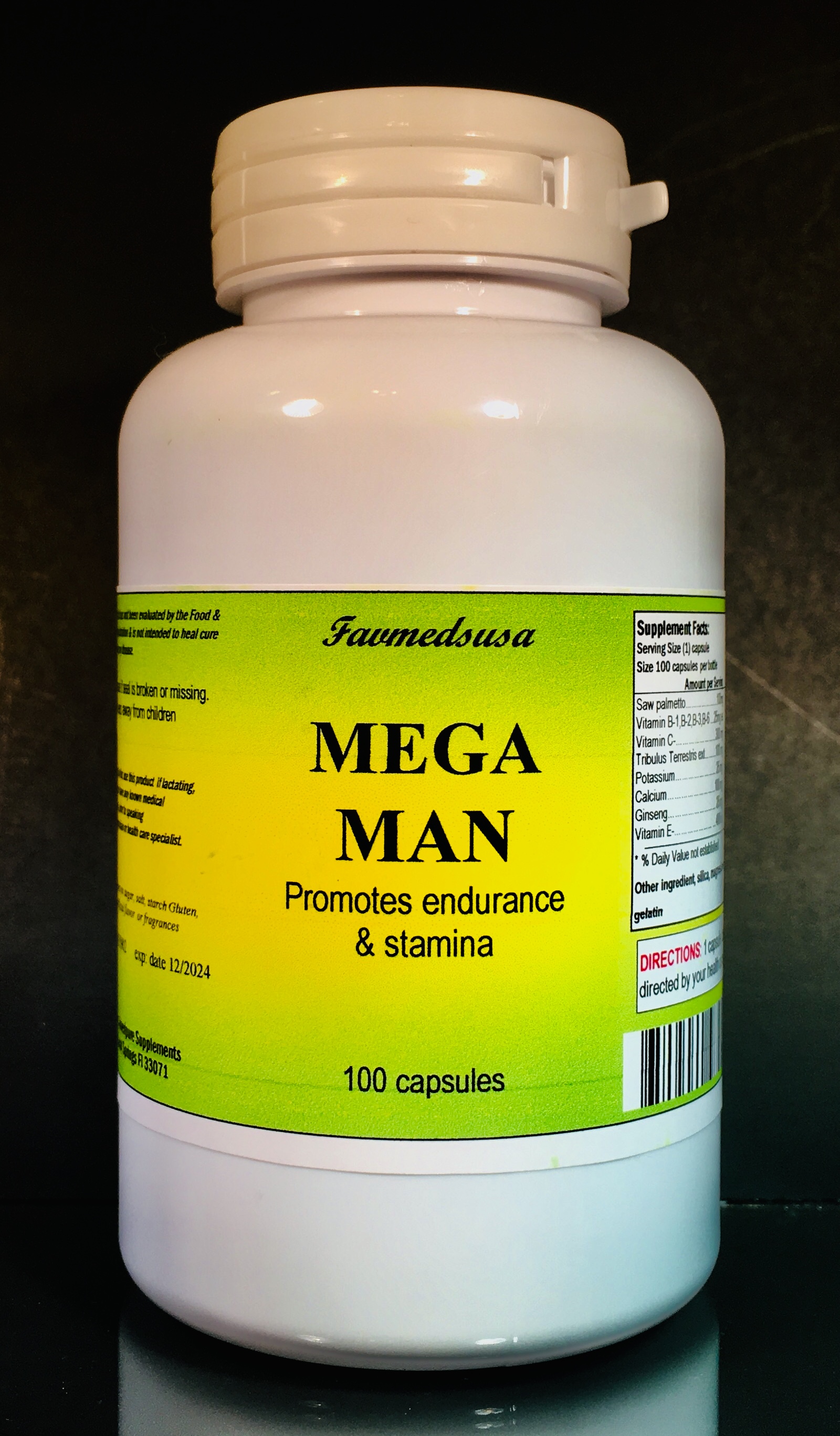 Mega Man multi-vitamins - 100 capsules
